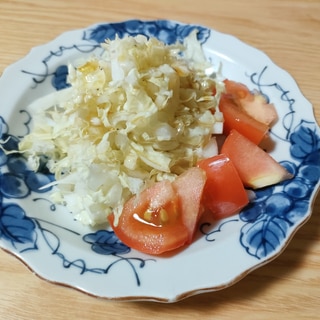 白菜とトマトのサラダ